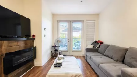 Living Room Photo of 217 2970 King George Boulevard, Surrey, BC