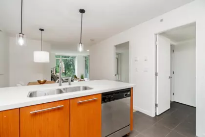 Kitchen Island Photo of 201 2133 Douglas Road, Burnaby, BC