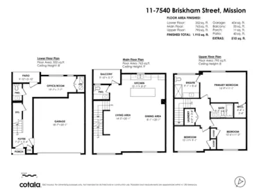 Living Room Photo of 11 7540 Briskham Street, Mission, BC