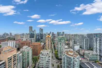 Outdoor Deck Photo of 3504 1283 Howe Street, Vancouver, BC
