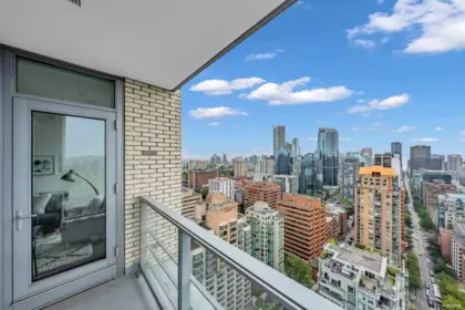 Outdoor Patio Photo of 3504 1283 Howe Street, Vancouver, BC