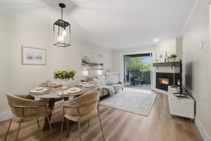 Family Room Photo of 102 1538 Bowser Avenue, North Vancouver, BC
