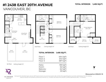 Street View Photo of 1 2438 E 20th Avenue, Vancouver, BC