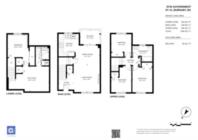Exterior Rear Photo of 2 8745 Government Street, Burnaby, BC