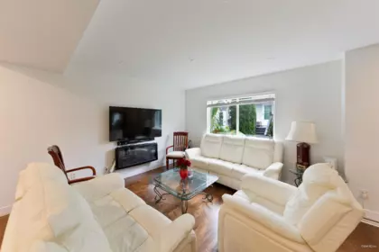 Living Room Photo of 2 8745 Government Street, Burnaby, BC