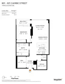 801 821 Cambie Street, Vancouver, BC, Vancouver — Apartment/Condo for sale