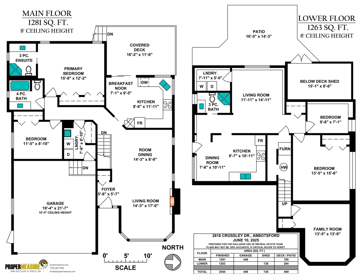 Aerial View of 2818 Crossley Drive, Abbotsford, BC