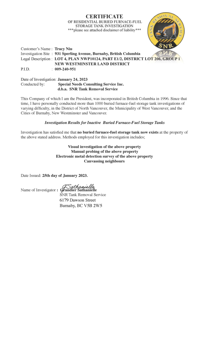 Basement Recreation Room Photo of 931 Sperling Avenue, Burnaby, BC