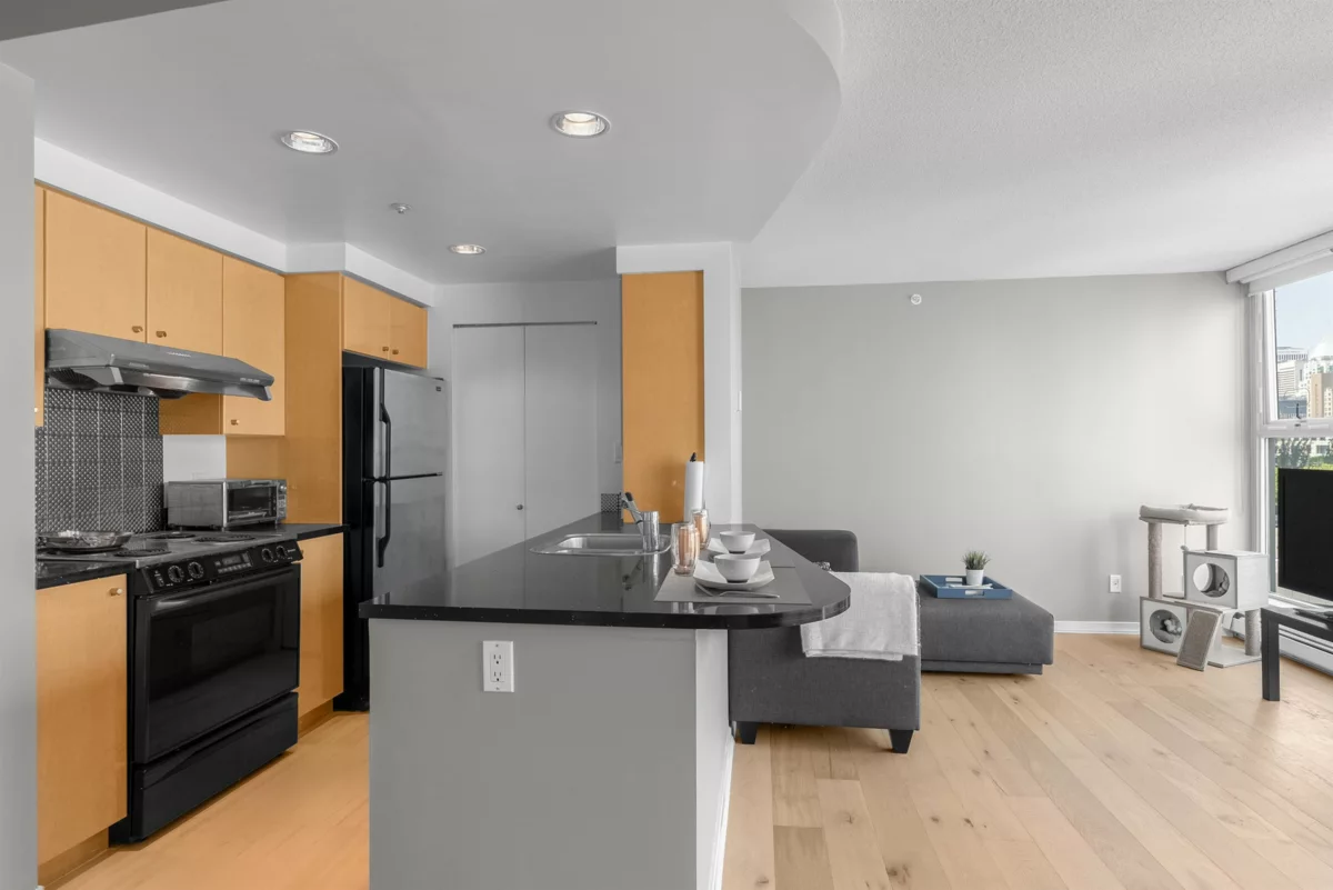 Bedroom 3 Photo of 1203 1008 Cambie Street, Vancouver, BC