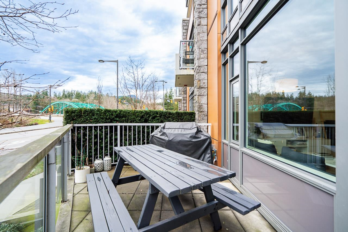 Outdoor Patio Photo of 103 680 Seylynn Crescent, North Vancouver, BC
