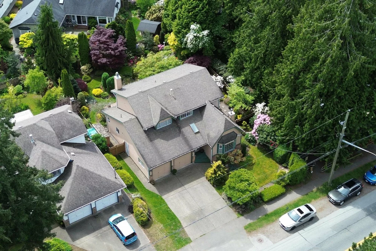 Aerial View of 12986 20 Avenue, Surrey, BC