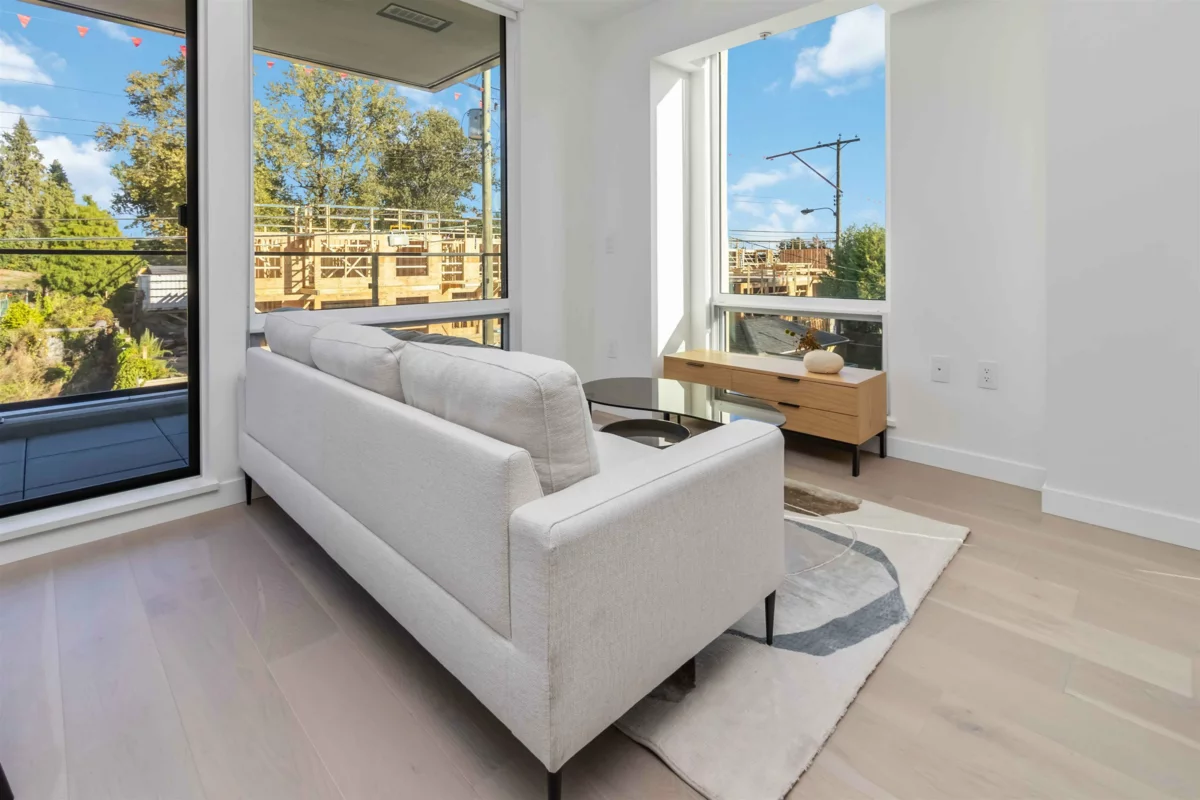 Living Room Photo of 206 5212 Cambie Street, Vancouver, BC