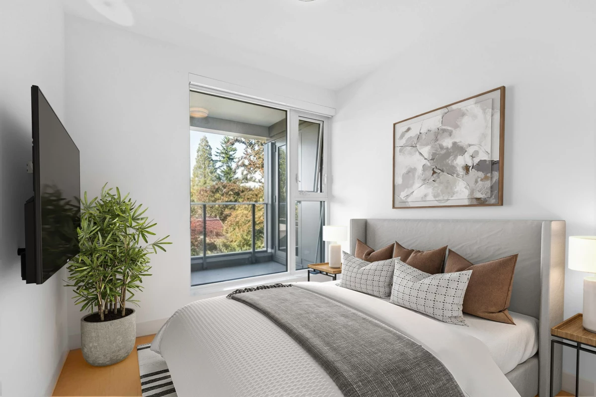 Primary Bedroom Photo of 901 7228 Adera Street, Vancouver, BC