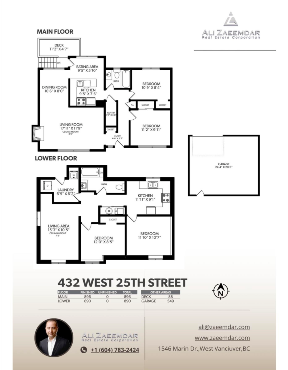 Street View Photo of 432 W 25th Street, North Vancouver, BC