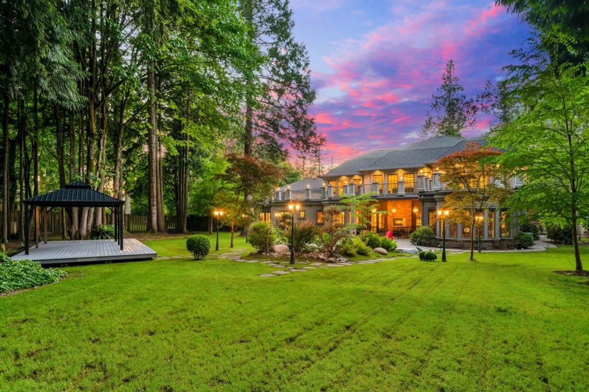 Aerial View of 2923 Woodcrest Place, Surrey, BC