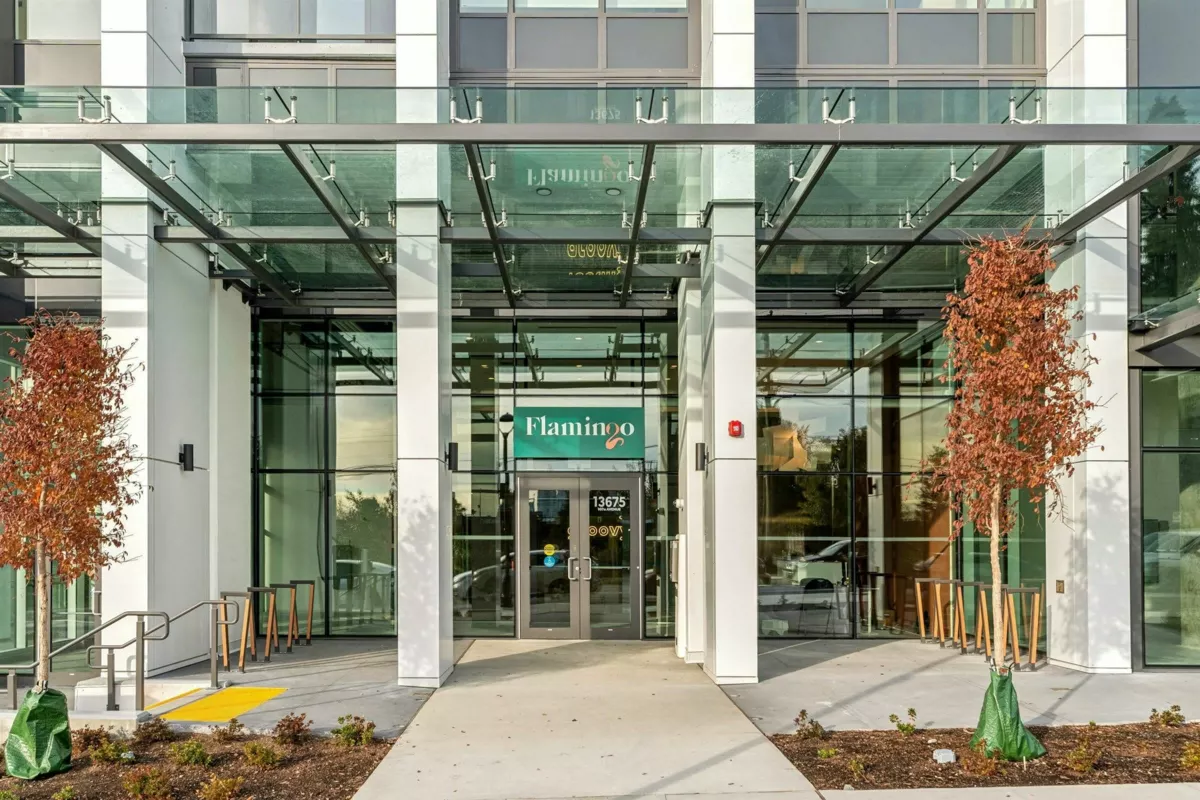 Exterior Rear Photo of 1605 13675 107a Avenue, Surrey, BC