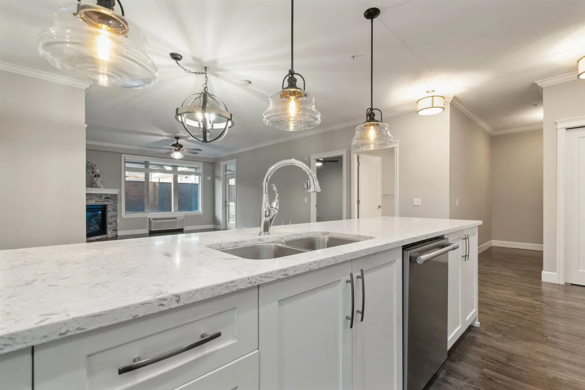 Kitchen Island Photo of 108 45754 Keith Wilson Road, Chilliwack, BC