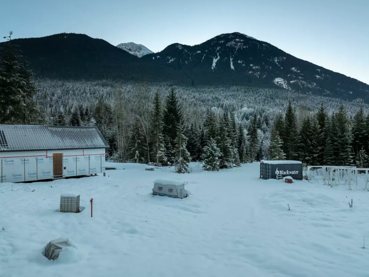 Aerial View of 2730 Blackwater Road, D'Arcy, BC