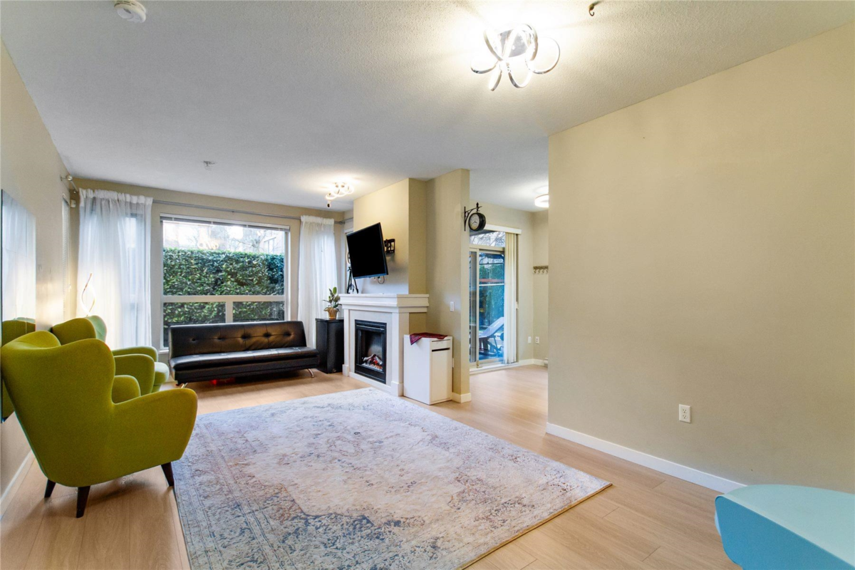 Exterior Rear Photo of 105 1150 Kensal Place, Coquitlam, BC