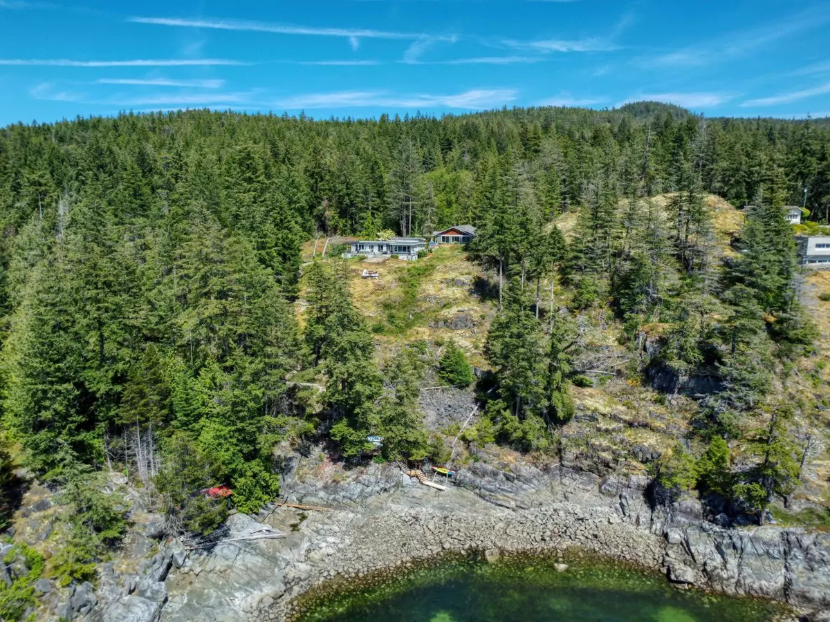 Aerial View of 10991- 10993 Sunshine Coast Highway, Halfmoon Bay, BC