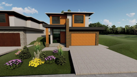 Front exterior of 46758 Fraser Avenue, Chilliwack, BC