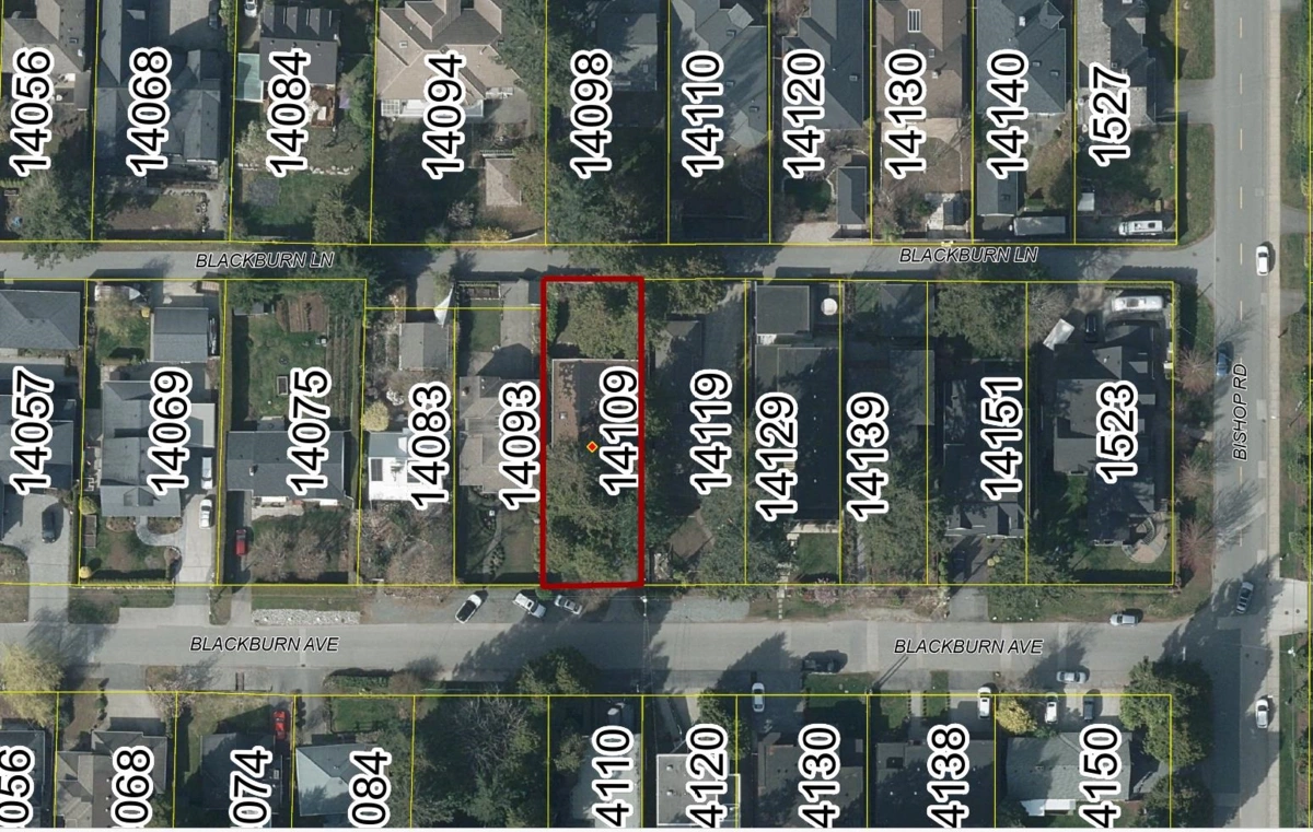 Exterior Rear Photo of 14109 Blackburn Avenue, White Rock, BC