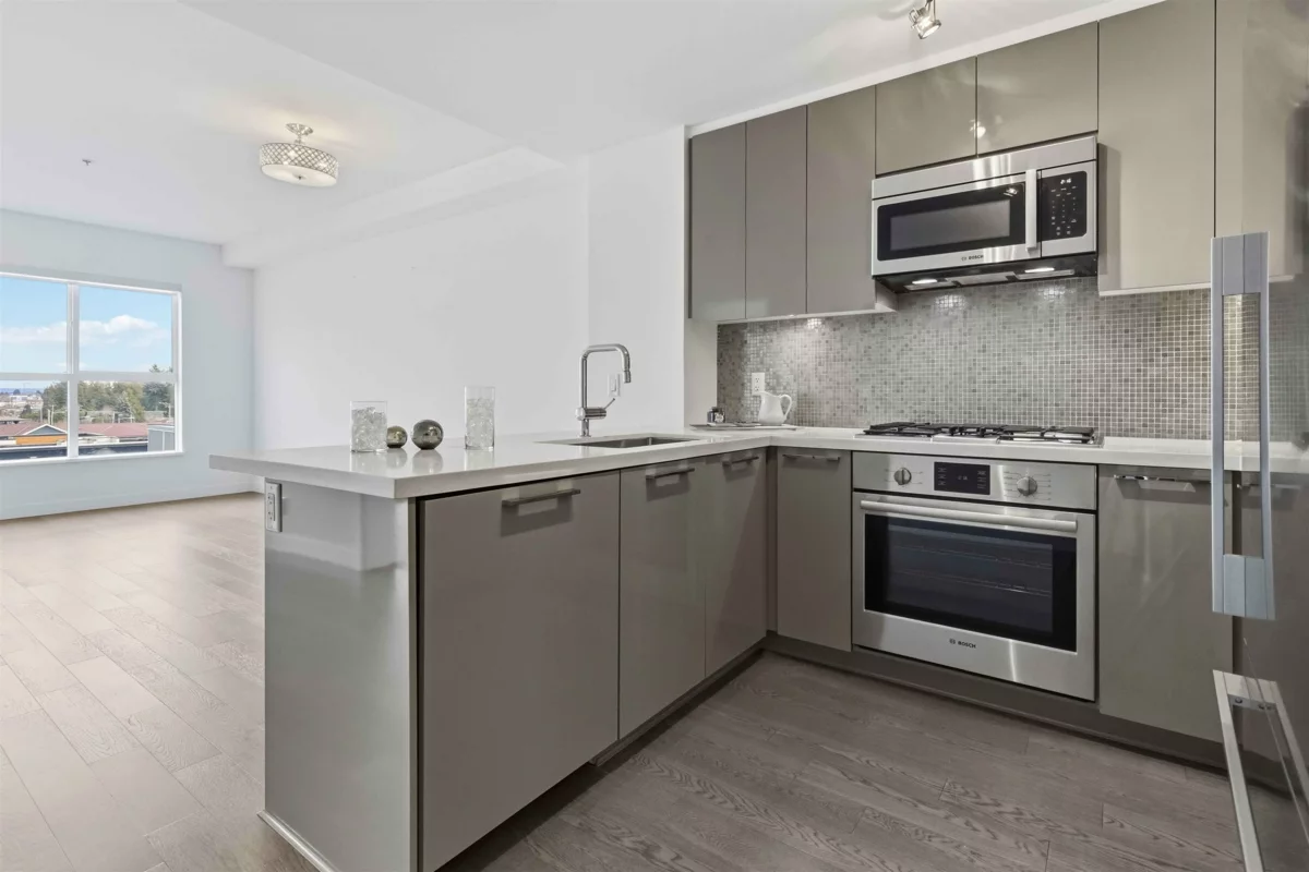 Kitchen Island Photo of 502 10177 River Drive, Richmond, BC