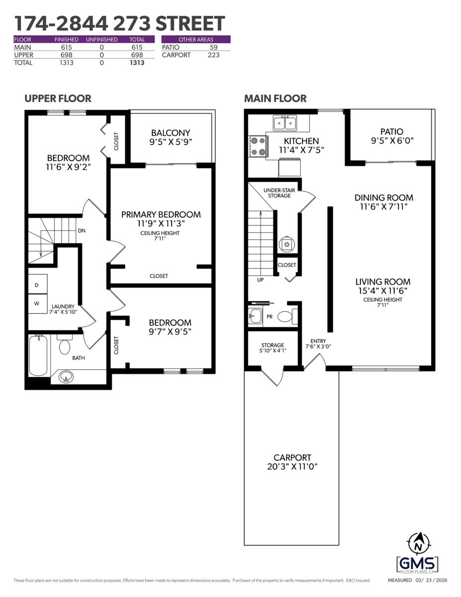 Front Yard Photo of 174 2844 273 Street, Langley, BC