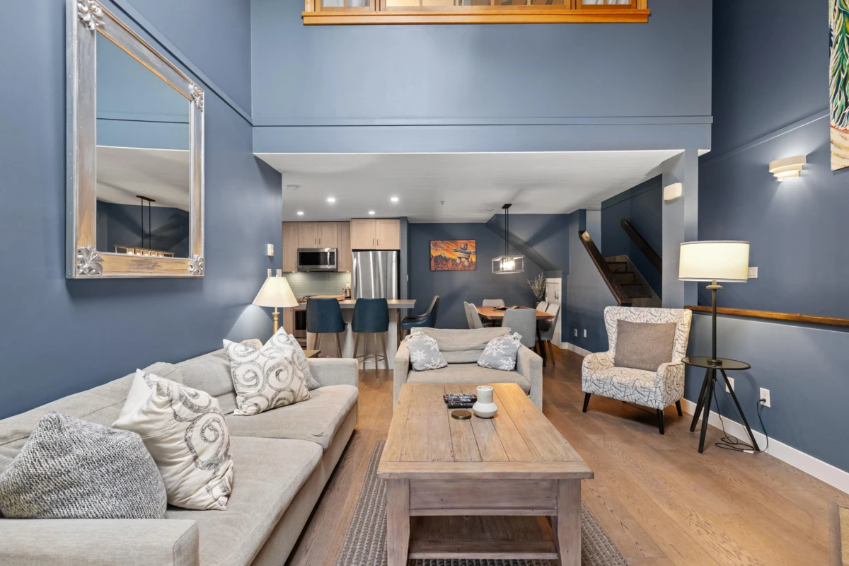 Family Room Photo of 8 4857 Painted Cliff Road, Whistler, BC