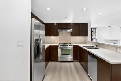 Kitchen Island Photo of 610 8180 Lansdowne Road, Richmond, BC