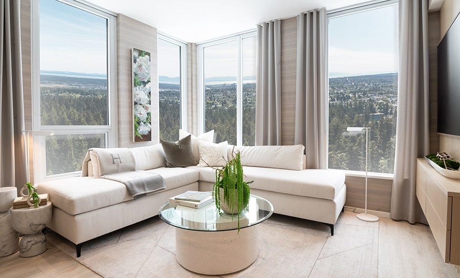 Living Room Photo of 1702 5938 Olive Avenue, Burnaby, BC