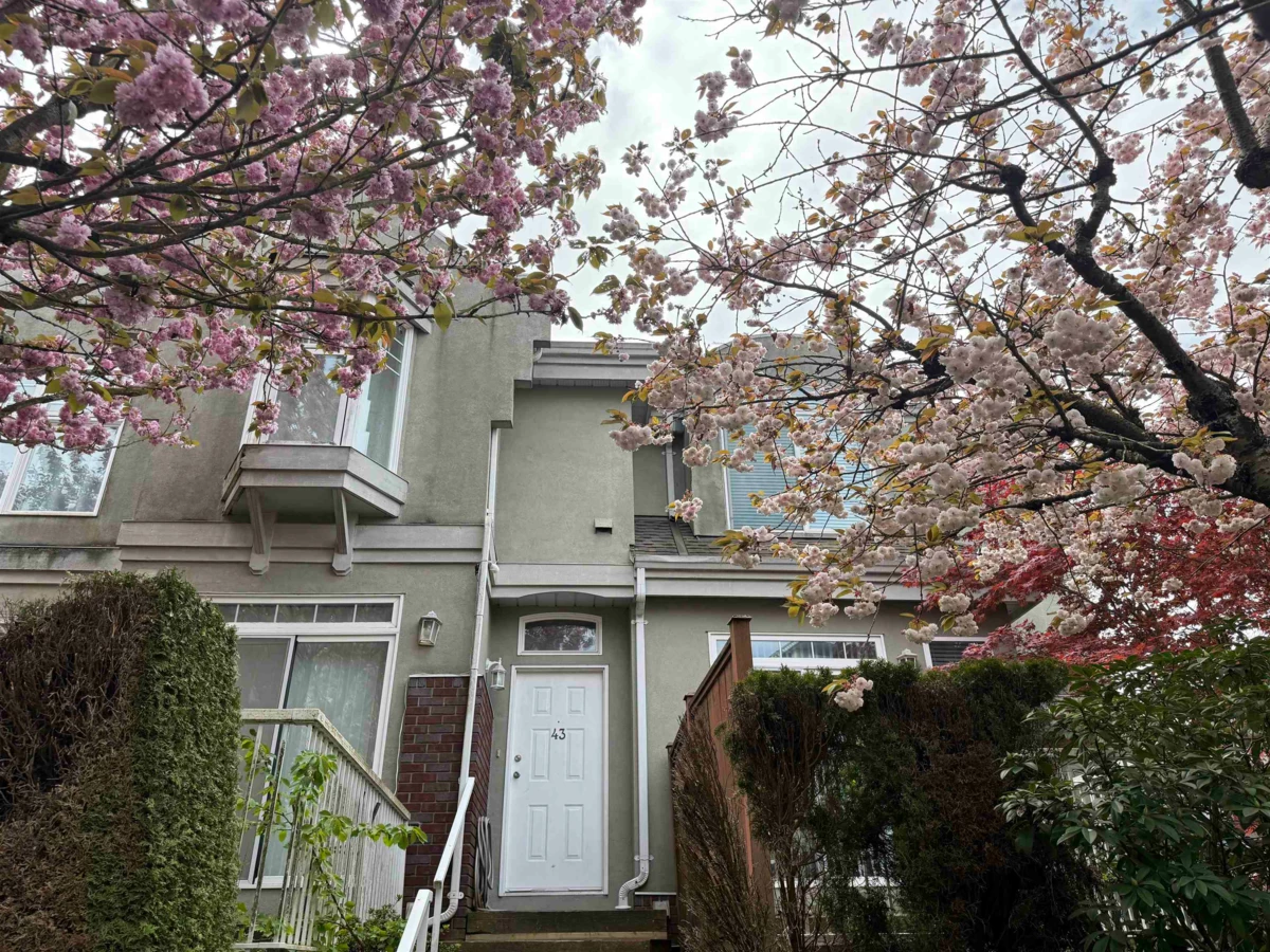 Exterior Rear Photo of 43 5840 Dover Crescent, Richmond, BC