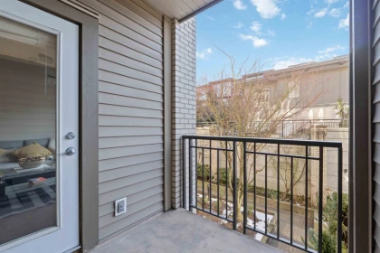 Outdoor Deck Photo of 111 13468 King George Boulevard, Surrey, BC