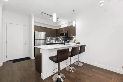 Powder Room Photo of 111 13468 King George Boulevard, Surrey, BC