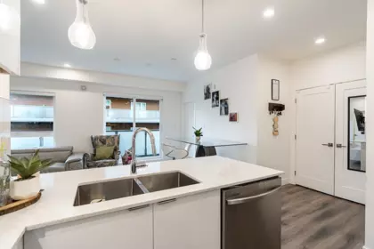 Kitchen Island Photo of B315 8447 202 Street, Langley, BC