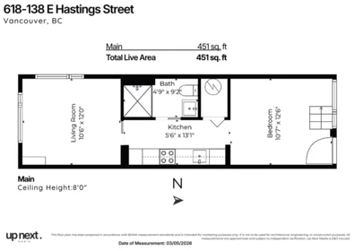 Outdoor Patio Photo of 618 138 E Hastings Street, Vancouver, BC