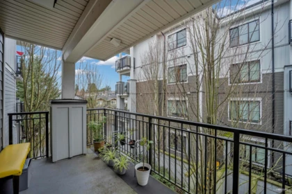 Outdoor Patio Photo of 310 202 Lebleu Street, Coquitlam, BC