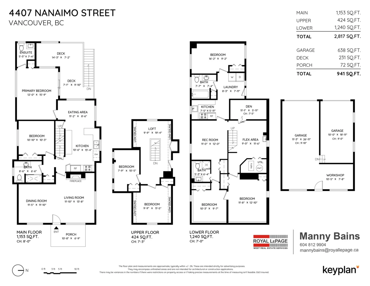 Exterior Rear Photo of 4407 Nanaimo Street, Vancouver, BC