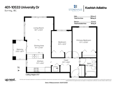 Outdoor Patio Photo of 401 10533 University Drive, Surrey, BC