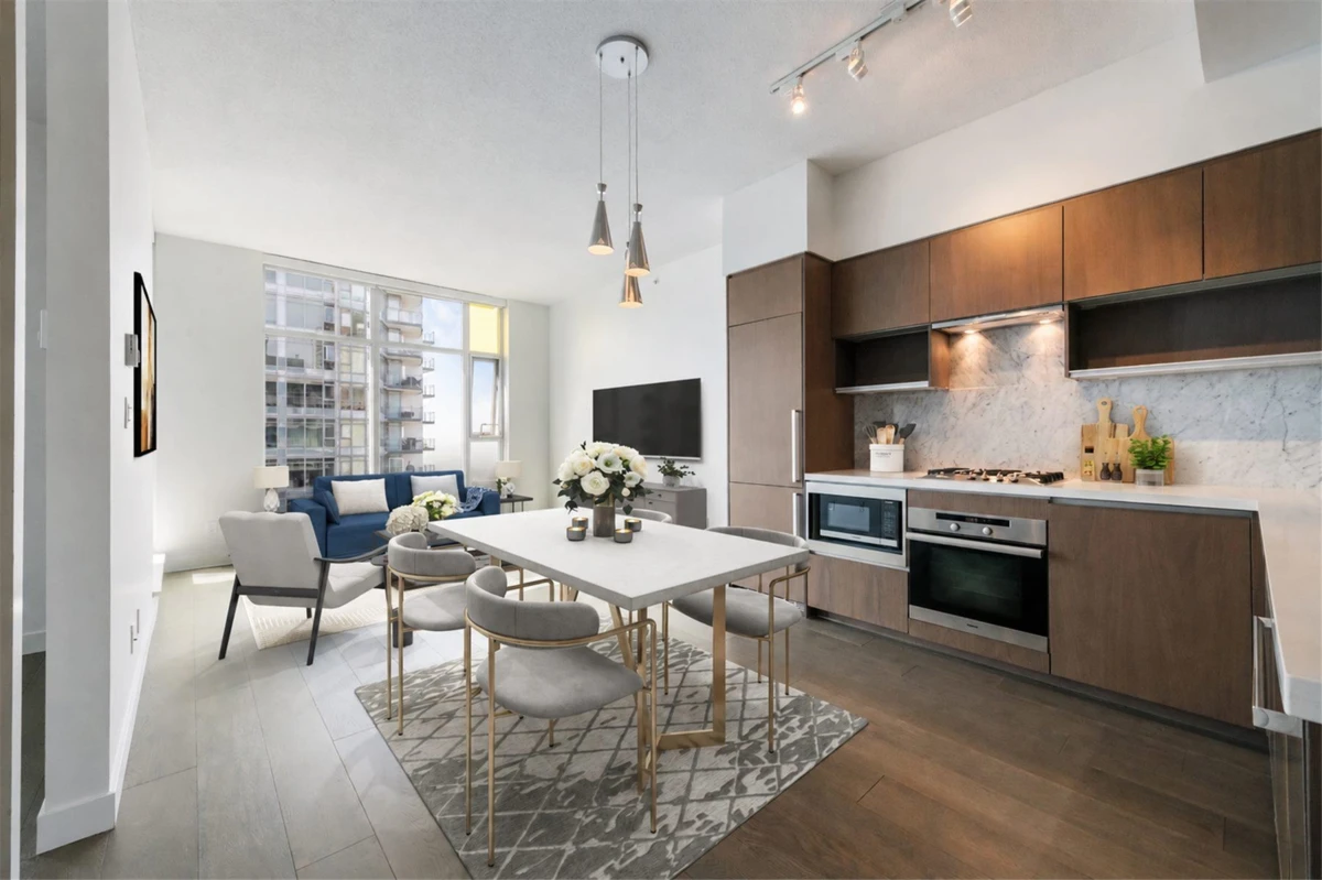 Living Room Photo of 3803 6588 Nelson Avenue, Burnaby, BC