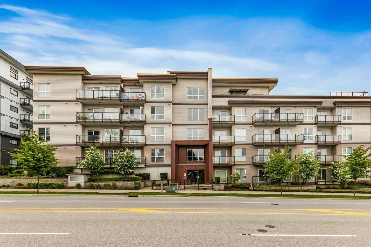 Exterior Rear Photo of 210 13768 108 Avenue, Surrey, BC