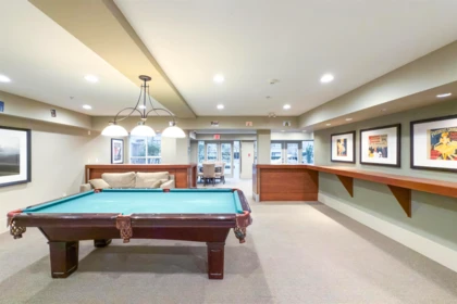 Basement Recreation Room Photo of 407 9200 Ferndale Road, Richmond, BC
