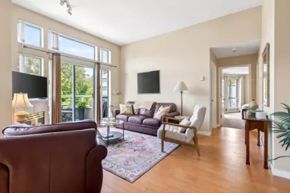Kitchen Island Photo of 409 220 Newport Drive, Port Moody, BC