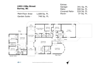 1953 158a Street, Surrey, BC, Surrey — Single Family Residence for sale