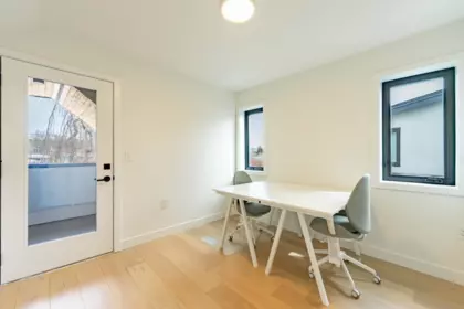 Aerial View of 858 W 64th Avenue, Vancouver, BC