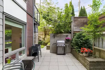 Outdoor Kitchen Photo of 102 1661 E 2nd Avenue, Vancouver, BC