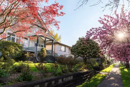 Aerial View of 111 E 61ST AVENUE, Vancouver BC V5X 2B3