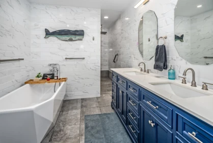Powder Room Photo of 485 Naismith Avenue, Harrison Hot Springs, BC
