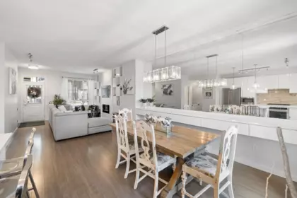 Kitchen Island Photo of 149 3500 Burke Village Promenade, Coquitlam, BC