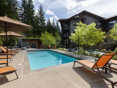 Backyard Photo of 206D 2020 London Lane, Whistler, BC